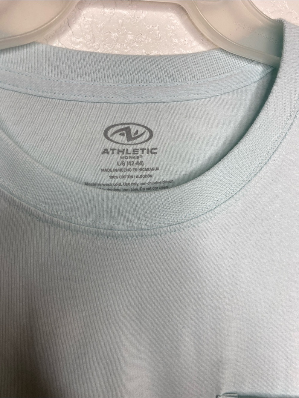 Athletic Works Men’s 100% Cotton T Shirt Size L. NWT - Picture 3 of 6